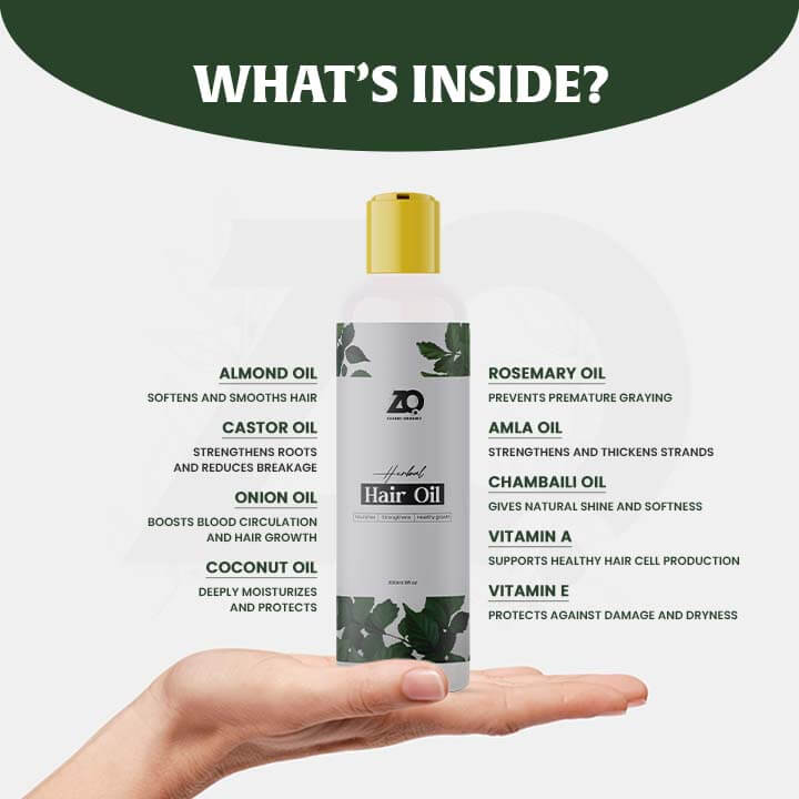 Zuarmi Organic Hair Oil